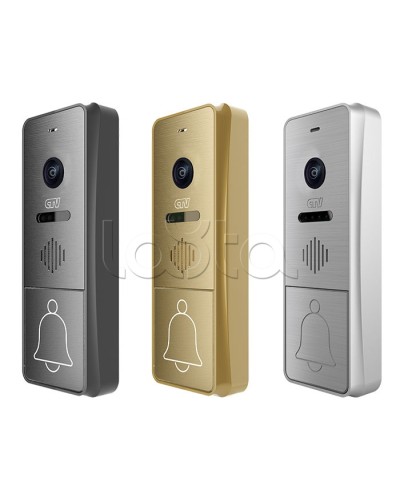 Панель вызывная CTV-D4004FHD (серебро) в Ачинске Вызывные видеопанели малоабонентные Pintop.ru