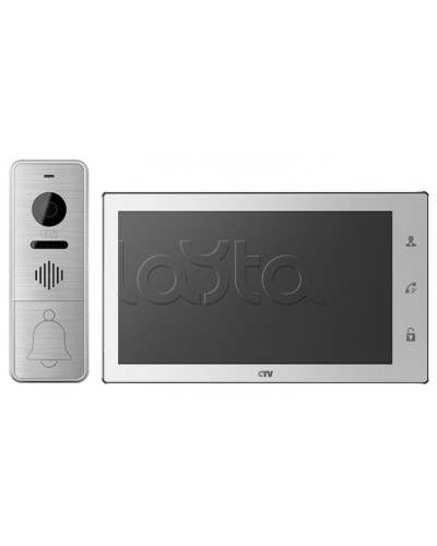 Комплектвидеодомофона CTV-DP4706AHD (белый) в Ачинске Комплекты домофонов Pintop.ru