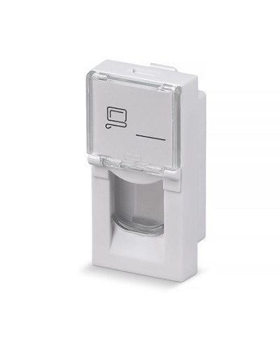 Вставка 45x22,5 (Mosaic) для 1 модуля формата Keystone Jack Cabeus (FP-L-22,5-1M) в Ачинске Модули Keystone Pintop.ru