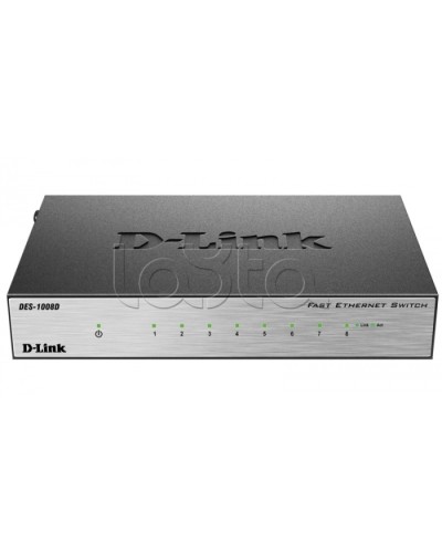 Коммутатор D-Link DES-1008D/L2B в Ачинске Коммутаторы Pintop.ru