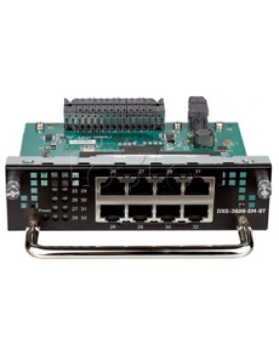 Модуль расширения с 8 портами D-Link DXS-3600-EM-8T/A1A в Ачинске Дополнительное оборудование для сетей Pintop.ru