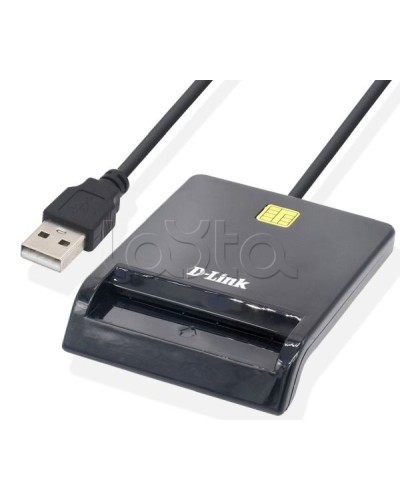 USB-считыватель смарт-карт D-Link DL-DCR-100/B1A в Ачинске Считыватели Pintop.ru