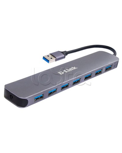 Концентратор с 7 портами USB 3.0 D-Link DUB-1370/B2A в Ачинске Дополнительное оборудование для сетей Pintop.ru