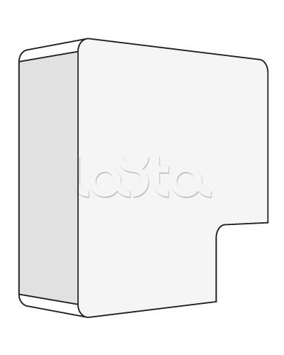 Угол плоский для миниканалов TMC AMP 15x17 DKC 00414 в Ачинске Аксессуары для кабель-канала Pintop.ru