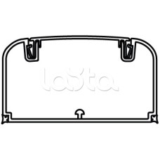 Кабель-канал с фронтальной крышкой 90x50 мм DKC 09501