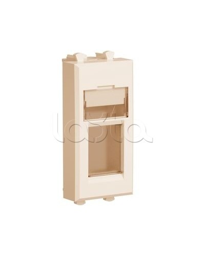 Адаптер для Keystone Ванильная дымка Avanti, 1 мод DKC 4405201 в Ачинске Аксессуары для стоек и шкафов Pintop.ru