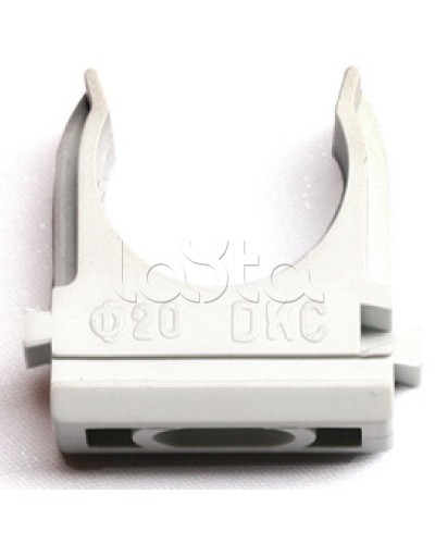 Держатель с защелкой, д.20мм, в упаковках по 10шт. DKC 51020R10 в Ачинске Держатели, клипсы, скобы Pintop.ru