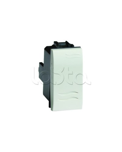 Выключатель, белый, 1мод. DKC (76001B) в Ачинске Аксессуары для кабель-канала Pintop.ru