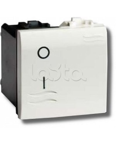 Выключатель двухполюсный белый 2 мод в Ачинске Аксессуары для стоек и шкафов Pintop.ru