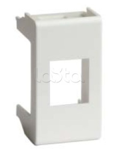 Адаптер для информационных разъемов SIEMON, белый, 1мод. DKC 76608B в Ачинске Аксессуары для стоек и шкафов Pintop.ru