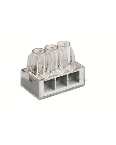 Колодка клеммная соединительная 3х4.5 мм. DKC B63 в Ачинске Клеммные колодки Pintop.ru