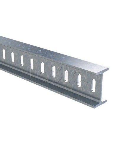 Профиль I-образный 50х100, L2000, толщ.4,5 мм, горячеоцинкованный DKC BPM5020HDZ в Ачинске Аксессуары для стоек и шкафов Pintop.ru