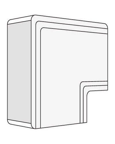 Угол плоский 40x40 NPAN DKC 01738 в Ачинске Аксессуары для кабель-канала Pintop.ru