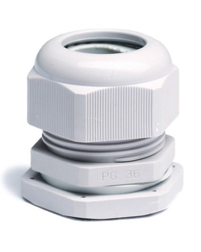 Зажим кабельный с контргайкой, IP68, PG11, д.5 - 10 мм DKC 52700 в Ачинске Клеммные колодки Pintop.ru