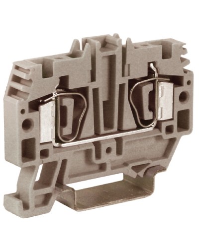 Зажим 4 кв.мм серый DKC ZHM250GR в Ачинске Держатели, клипсы, скобы Pintop.ru