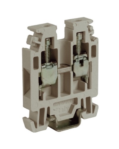 Зажим 2,5 кв.мм серый DKC ZRN500GR в Ачинске Крепежные изделия Pintop.ru