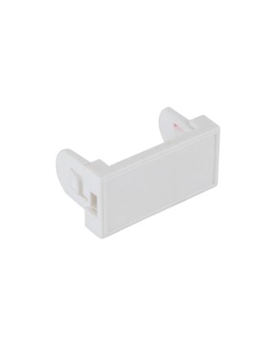 Заглушка 22,5х45 мм на 1 модуль, белый Datarex (DR-513410) в Ачинске Розетки компьютерные и телефонные Pintop.ru