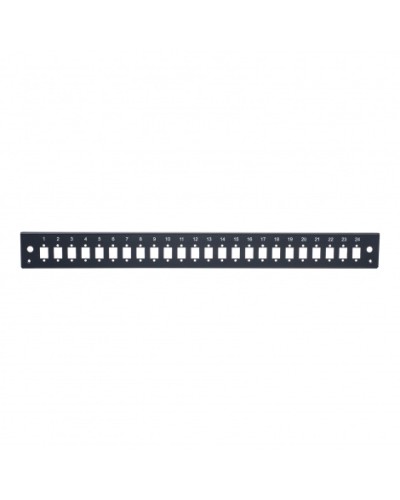 Панель лицевая для выдвижной оптич. полки, 24 SC Simplex/24 LC Duplex, черный Datarex DR-546045 в Ачинске Патч-панели Pintop.ru