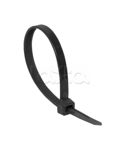 Хомут нейлоновый черный (2,5х200) (100шт.) EKF Basic (plc-cb-2.5x200) в Ачинске Стяжки-хомуты Pintop.ru