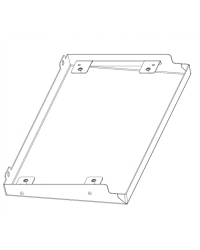 Крыша дождевая для шкафов серии EMW (Ш500 × Г300) Elbox (EMW-RR-500.300) в Ачинске Аксессуары для стоек и шкафов Pintop.ru