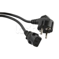 Кабель питания 10 м Hyperline PWC-IEC13-SHM-10-BK