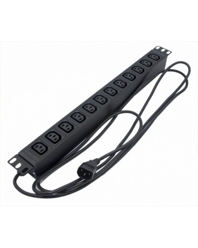 Блок розеток Hyperline SHE19-12IEC-2.5IEC в Ачинске Блоки розеток Pintop.ru