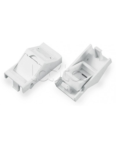 Вставка угловая 45x22.5 для 1 модуля формата Keystone Jack Hyperline SIP2A-1K-M45-22.5 в Ачинске Модули Keystone Pintop.ru