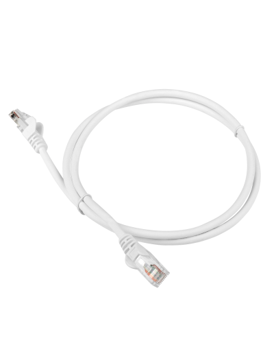 Патч-корд LANMASTER LSZH UTP кат.5e, 0.3 м, белый LANMASTER LAN-PC45/U5E-0.3-WH в Ачинске Патчкорды (медные) Pintop.ru