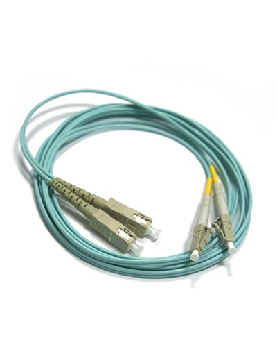 Шнур оптический LC-SC, duplex, 50/125, OM3, LSZH, 3 м LANMASTER LAN-2LC-2SC/OM3-3.0 в Ачинске Патч-корды оптические Pintop.ru