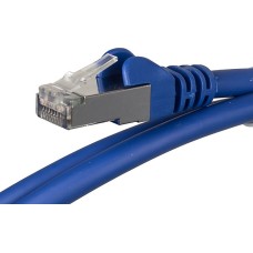 Патч-корд RJ45 - RJ45, 4 пары, FTP, категория 5е, 7 м, синий LSZH LANMASTER LAN-PC45/S5E-7.0-BL