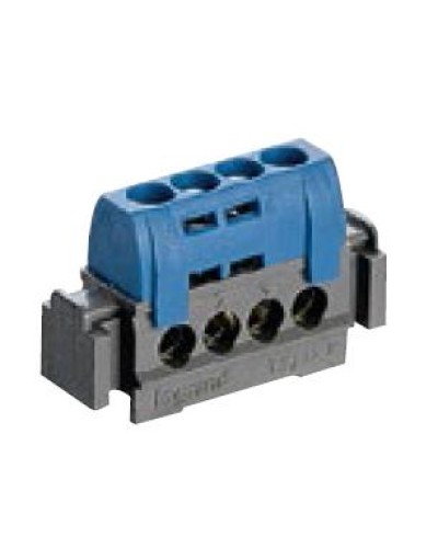 Клеммник синий 4х1.5-16 мм2 LEGRAND 004840 в Ачинске Клеммные колодки Pintop.ru