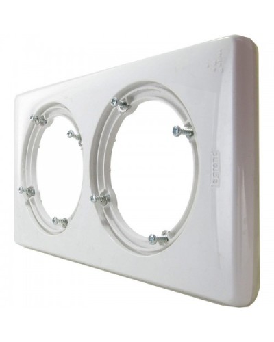 Рамка 2 поста IP44, белая Celiane Legrand 069072 в Ачинске Аксессуары для кабель-канала Pintop.ru