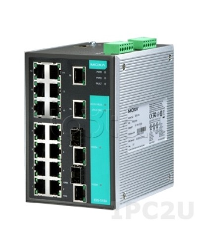 Коммутатор управляемый промышленный 18-портовыйMoxa EDS-518A в Ачинске Коммутаторы Pintop.ru