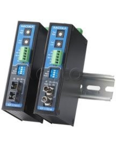 Конвертор RS-232/422/485 в оптику SM (ST) Moxa ICF-1150-S-ST-T в Ачинске Дополнительное оборудование для ОПС Pintop.ru