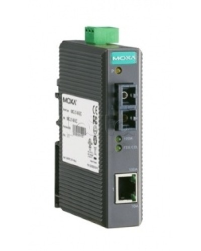 Медиаконвертер Ethernet 10/100BaseTX в 100BaseFX (SC) Moxa IMC-21-S-SC в Ачинске Медиаконвертеры Pintop.ru