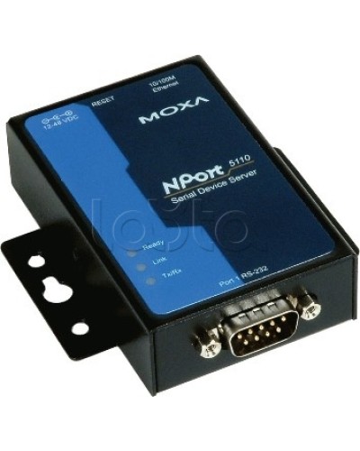 Сервер 1-портовый RS-232 в Ethernet Moxa NPort 5110A в Ачинске Дополнительное оборудование для ОПС Pintop.ru