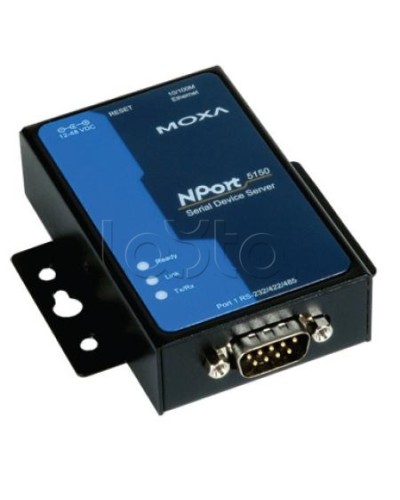 Сервер 1-портовый RS-232/422/485 в Ethernet Moxa Nport 5150 в Ачинске Дополнительное оборудование для ОПС Pintop.ru