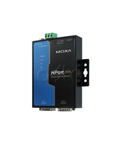 Сервер 2-портовый RS-232 в Ethernet Moxa NPort 5210A в Ачинске Дополнительное оборудование для ОПС Pintop.ru