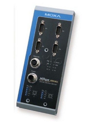 Сервер 4-портовый RS-232/422/485 в Ethernet Moxa NPort 5450AI-M12-T в Ачинске Дополнительное оборудование для ОПС Pintop.ru