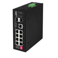 PoE коммутатор Fast Ethernet на 8 FE RJ45 PoE + 1 x GE RJ45 + 2 GE SFP порта NST NS-SW-8F3G-P/I