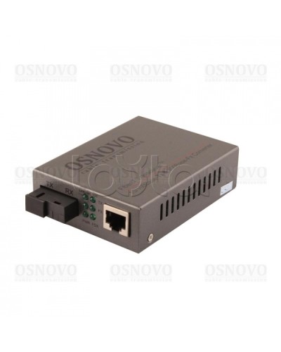 Медиаконвертер Fast Ethernet OSNOVO OMC-100-11S5a в Ачинске Медиаконвертеры Pintop.ru