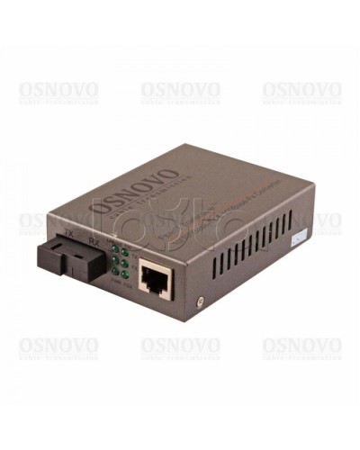 Медиаконвертер Fast Ethernet OSNOVO OMC-100-11S5b в Ачинске Медиаконвертеры Pintop.ru