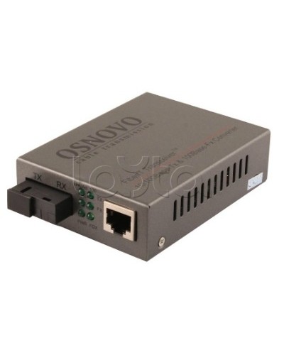 Медиаконвертер оптический OSNOVO OMC-100-21S5b в Ачинске Медиаконвертеры Pintop.ru