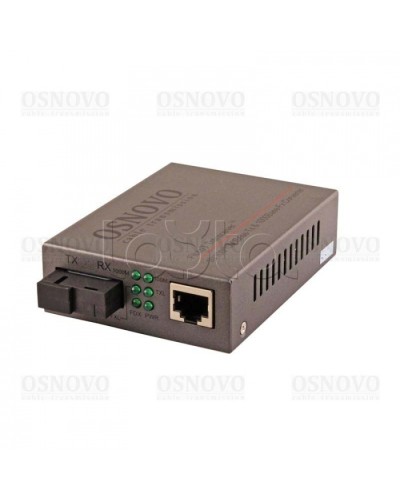Медиаконвертер Gigabit Ethernet OSNOVO OMC-1000-11S5a в Ачинске Медиаконвертеры Pintop.ru