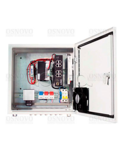Cтанция базовая, уличная OSNOVO OS-44T1 в Ачинске Блоки питания для кожухов и камер Pintop.ru