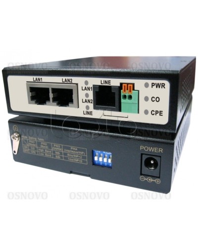 Удлинитель Ethernet OSNOVO TR-IP2 в Ачинске Видеоусилители, Модуляторы, Делители Pintop.ru