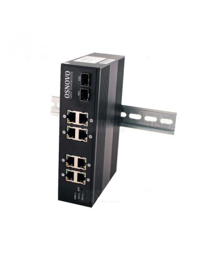 Коммутатор PoE 10-портовый OSNOVO SW-60802/IC в Ачинске Коммутаторы Pintop.ru