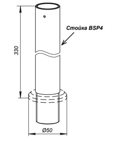 Стойка PERCo-BSP4 в Ачинске Дополнительное оборудование для СКУД Pintop.ru