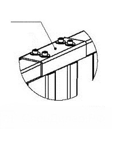 Накладка верхняя PERCo-RF01 0-05 в Ачинске Дополнительное оборудование для СКУД Pintop.ru