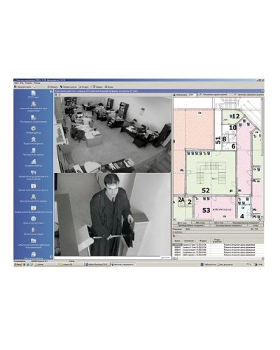 ПО Модуль Центральный пост PERCo-SM13 в Ачинске Сетевая СКУД Perco Pintop.ru